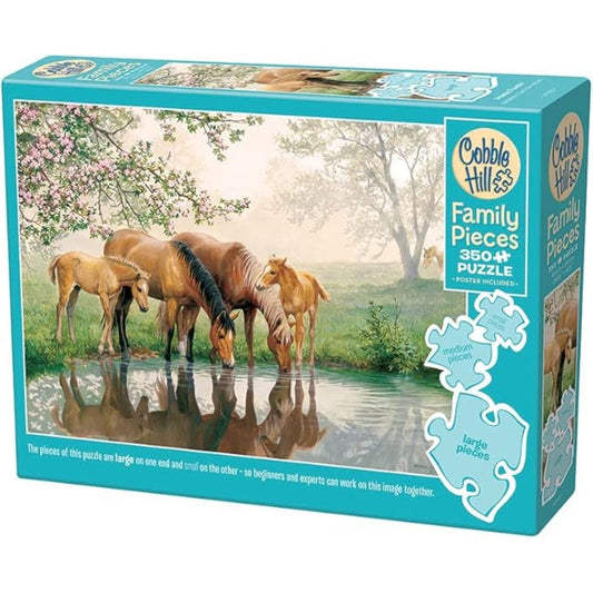 Toys Cobble Hill (350 pezzi) - Horse Family