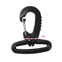 SPRING CARABINER W/PASS. X BELT 2X