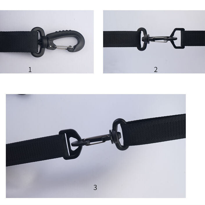 SPRING CARABINER W/PASS. X BELT 2X