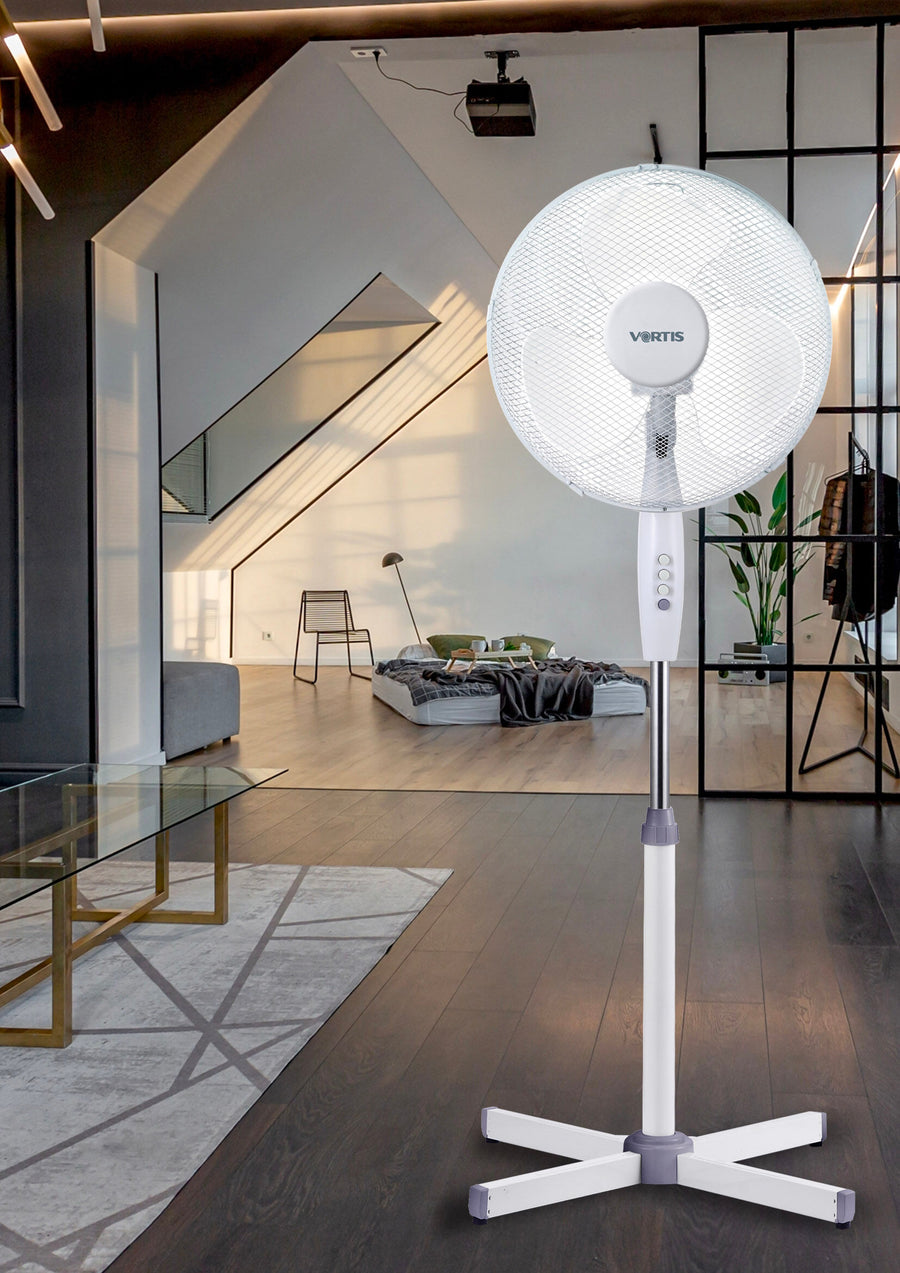 Ventilatore a piantana pala 40 cm - 3 livelli di velocita selezionabili