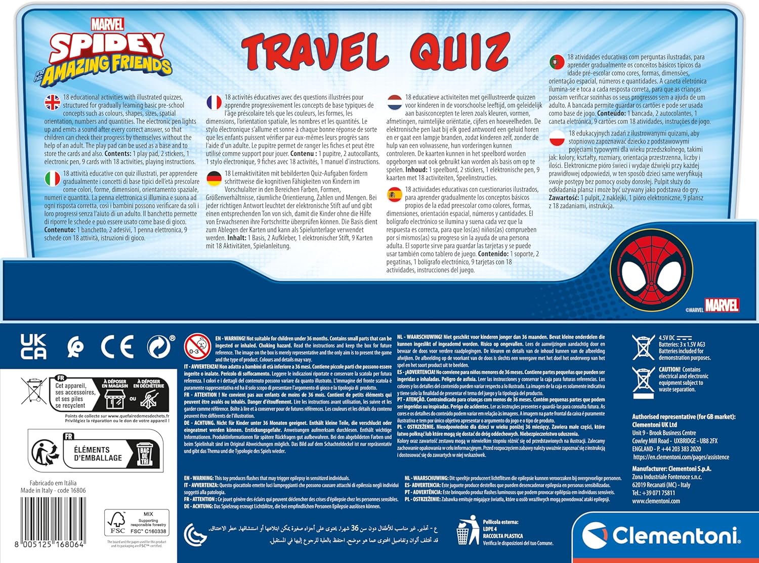 Travel Quiz Spidey