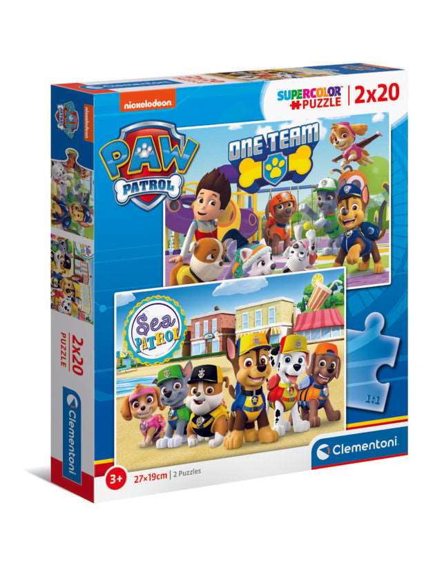 2 20 Piece Puzzles Paw Patrol - best price from Maltashopper.com CLM24779