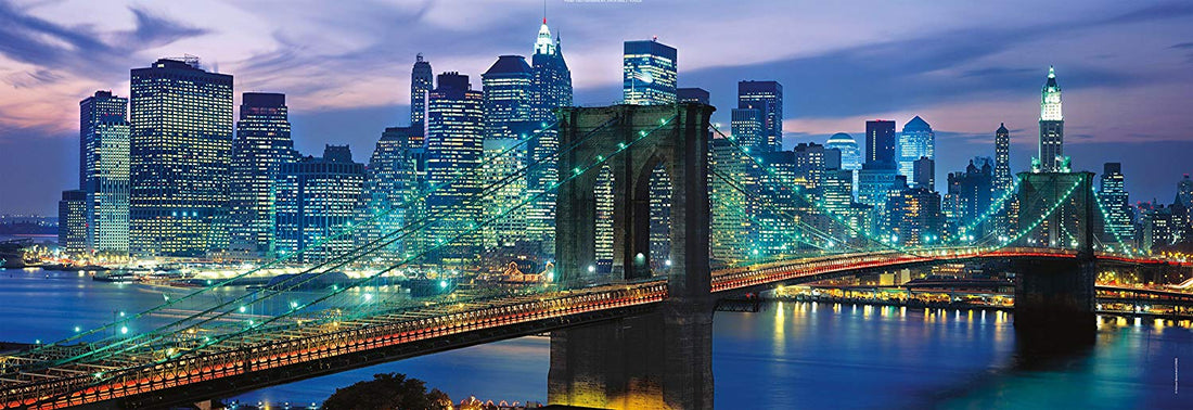 1000 Piece Puzzle Panorama High Quality Collection - New York Brooklyn Bridge