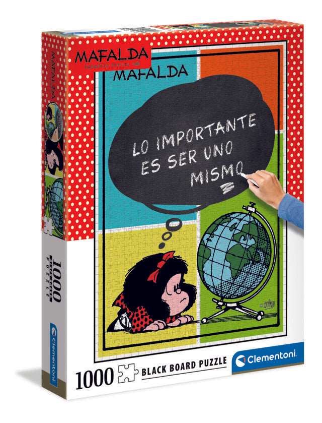 1000 Piece Puzzle Black Board Mafalda - best price from Maltashopper.com CLM39629