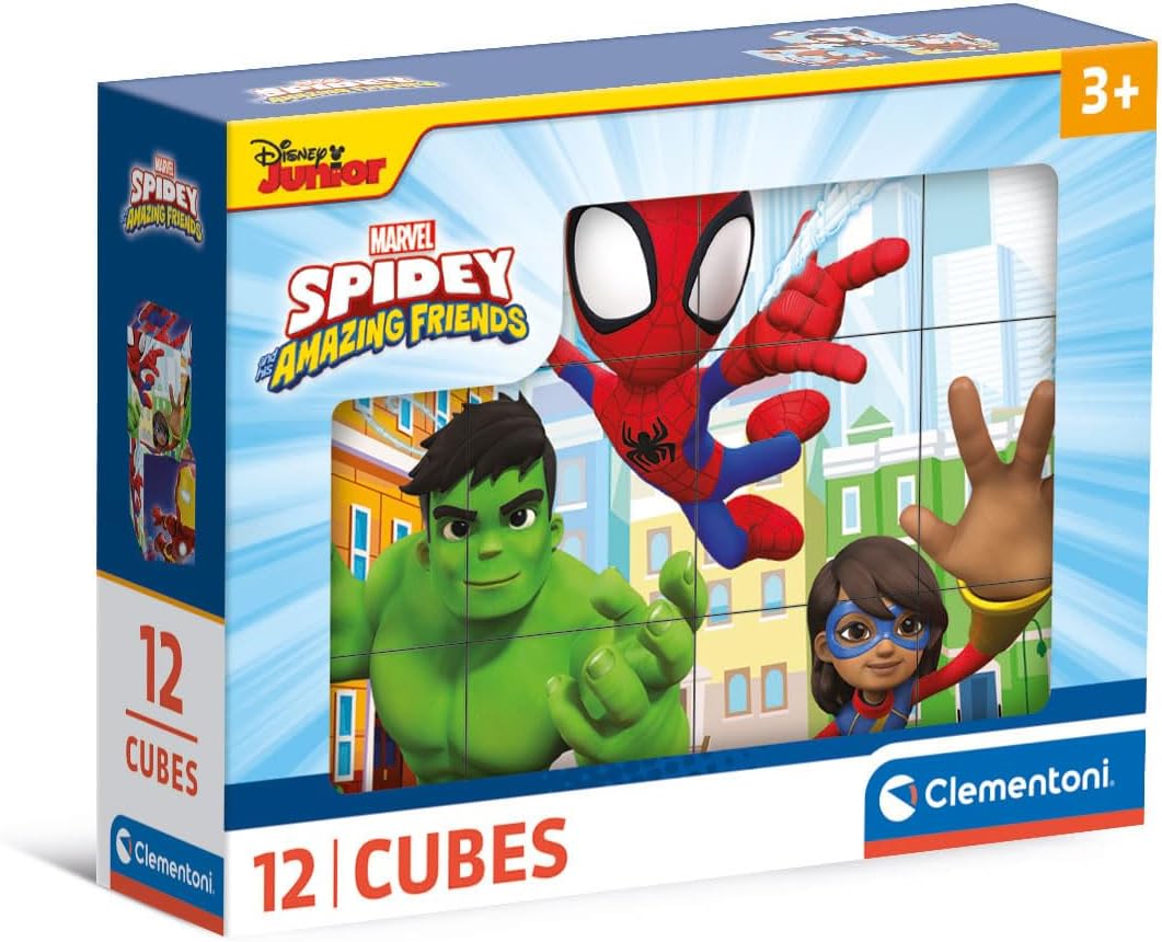 Cubes 12 pieces - Spidey