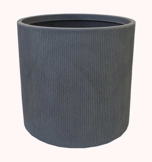 STRIPED TOILET COVER CITY 35CM INDUSTRIAL GREY