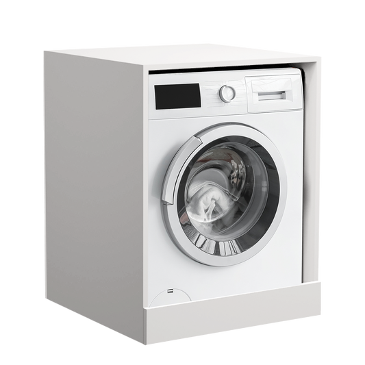 COVERBOX OPEN-FRONTED WASHING MACHINE CABINET WHITE P68XL70X90H