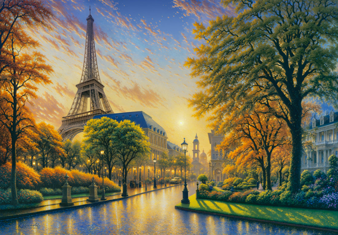 500 piece puzzle - Parisian Elegance