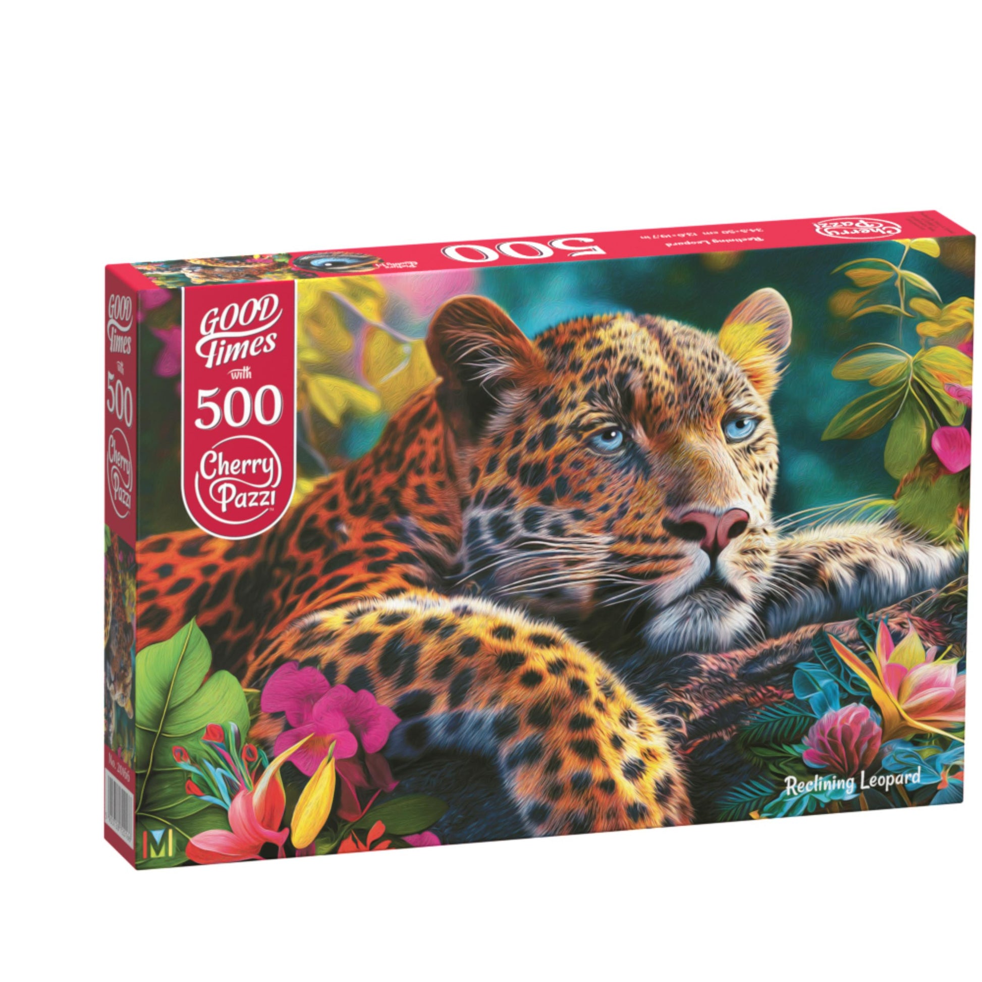 500 piece puzzle - Reclining Leopard