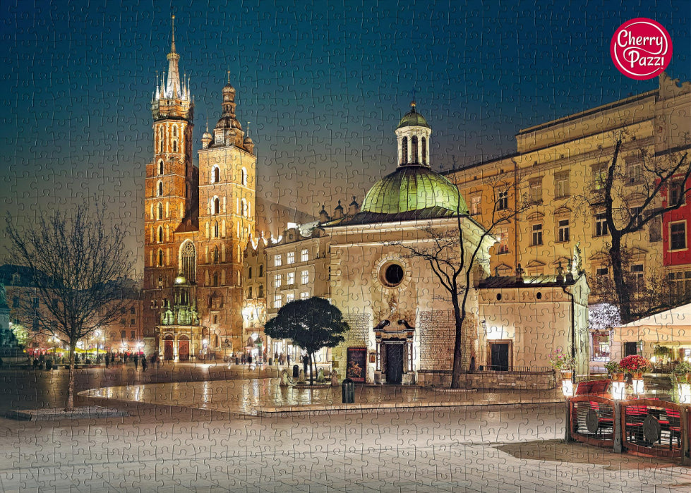 1000 piece puzzle - Market Square in Cracow