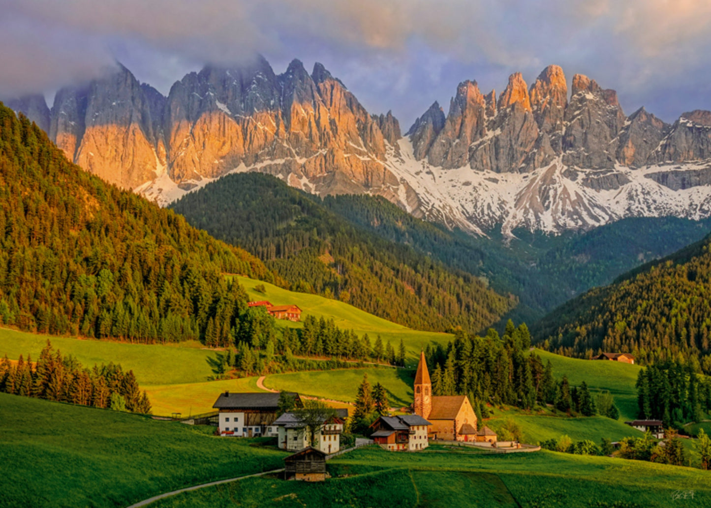 1000 piece puzzle - Santa Maddalena, Dolomites