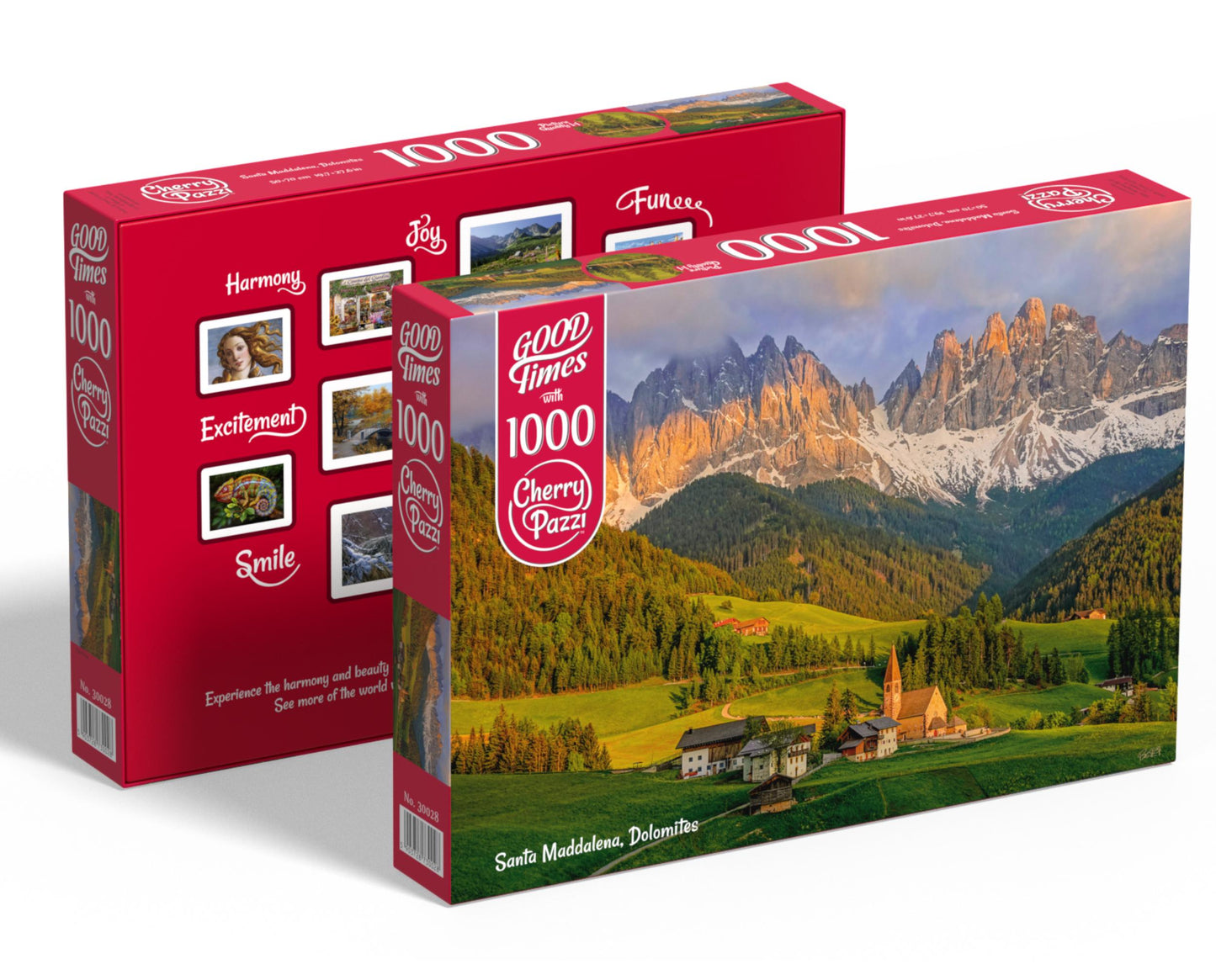 1000 piece puzzle - Santa Maddalena, Dolomites