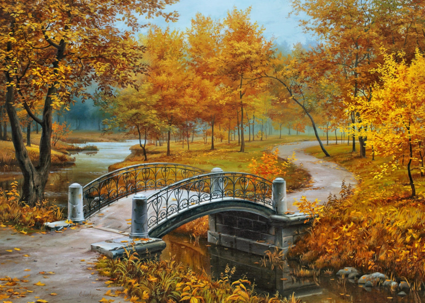 Toys Puzzle 1000 pezzi - Autumn in an old park