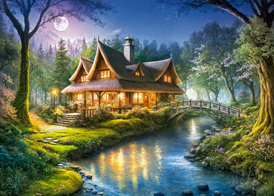 Puzzle 1000 pezzi - Forester's Cottage