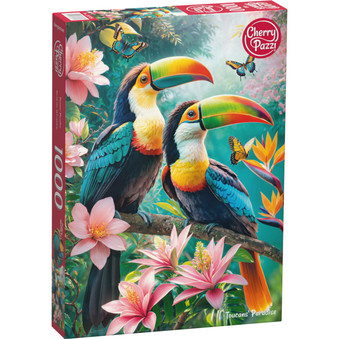 Puzzle 1000 pieces - Toucans&#39 Paradise