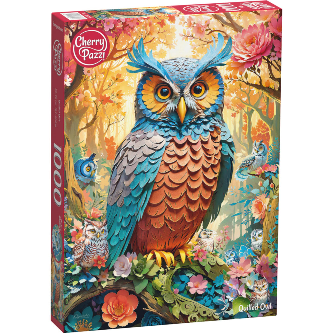 1000 Piece Puzzle - Quilled Owl