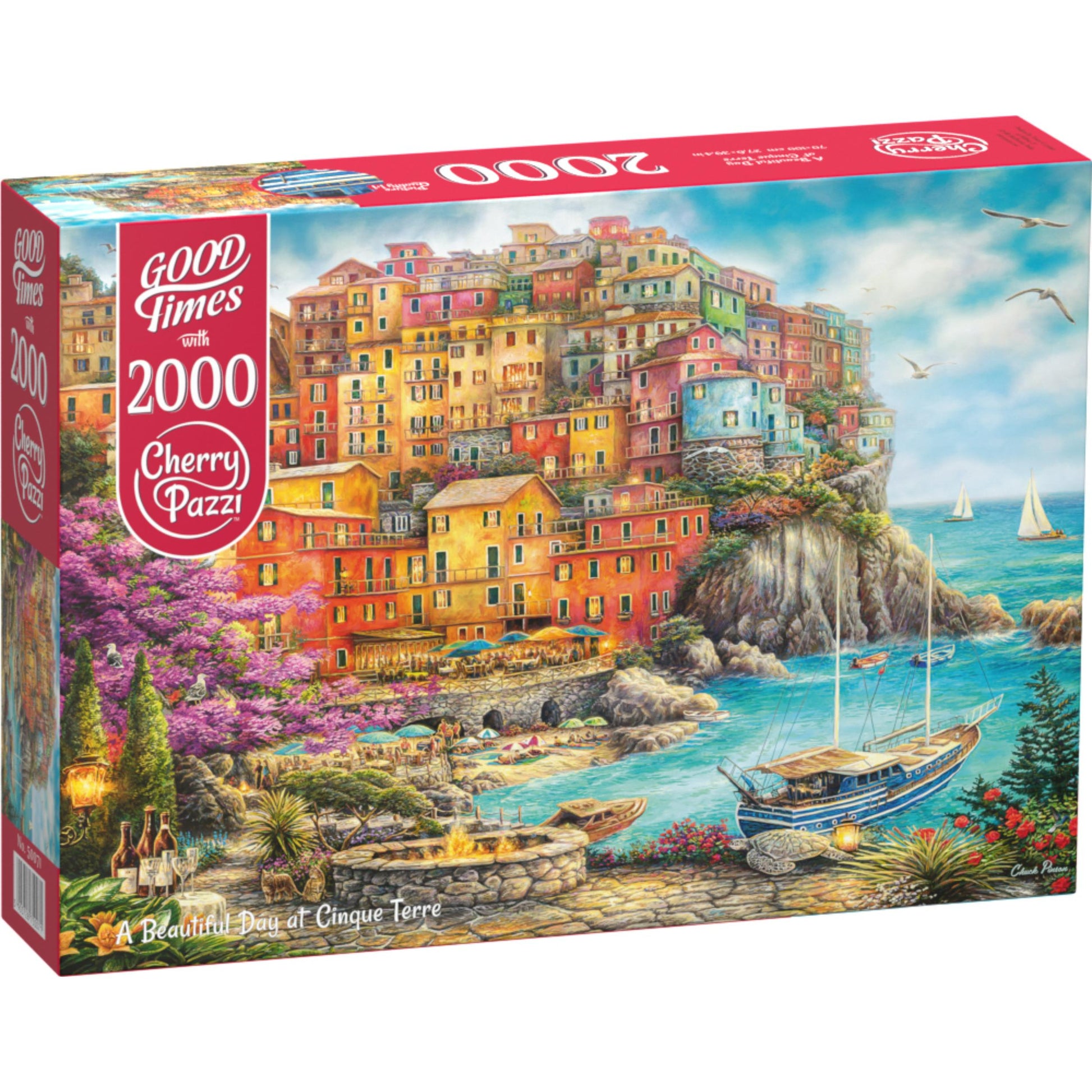 2000 piece puzzle - A Beautiful Day at Cinque Terre