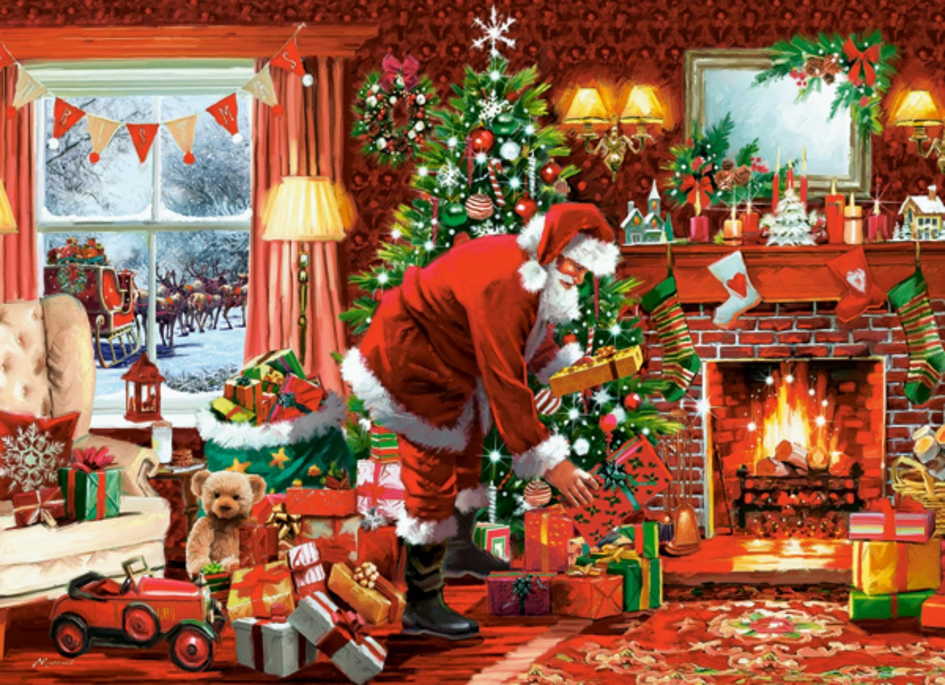 Toys 300 Piece Puzzle - Santa&#39s Special Delivery