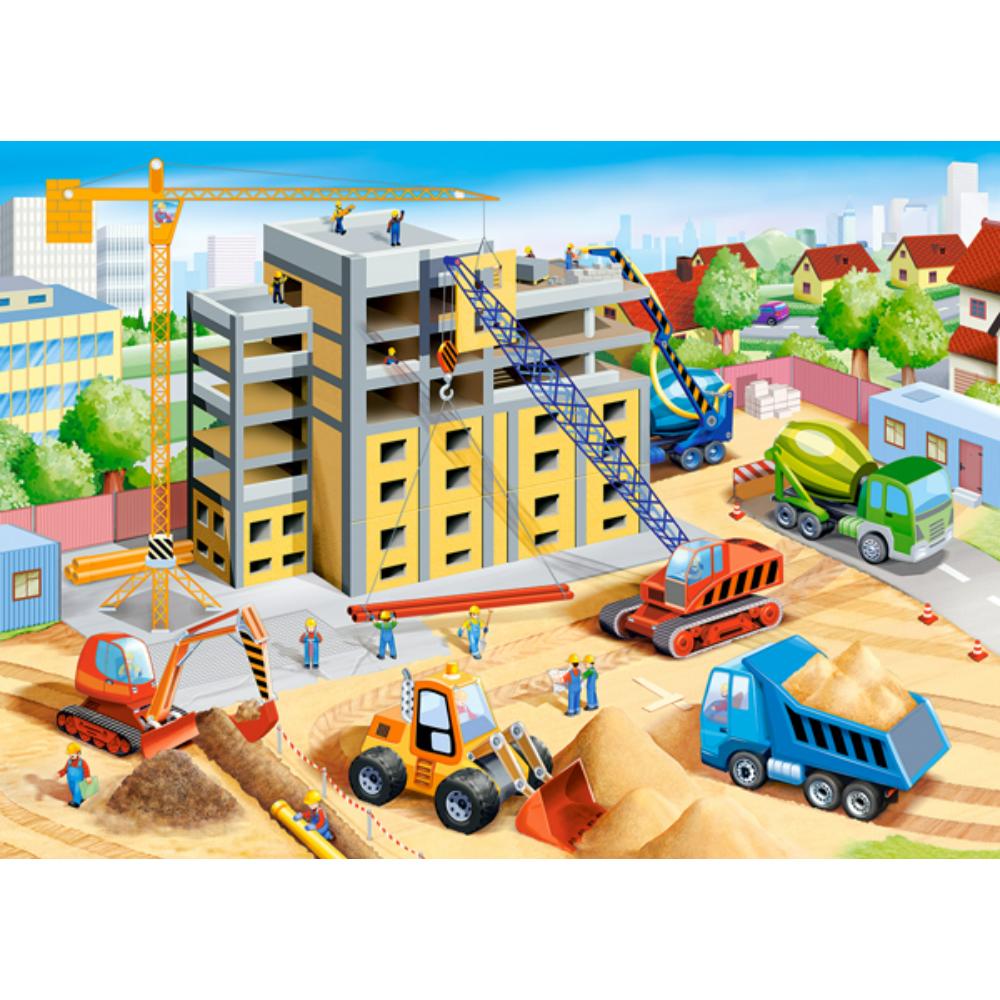 Puzzle 60 Pezzi - Big Construction Site