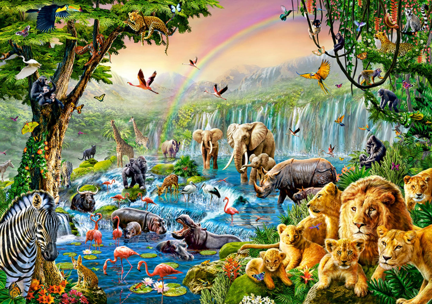 Toys 500 Piece Puzzle - Jungle River