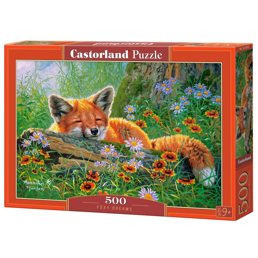 500 Piece Puzzle - Foxy Dreams