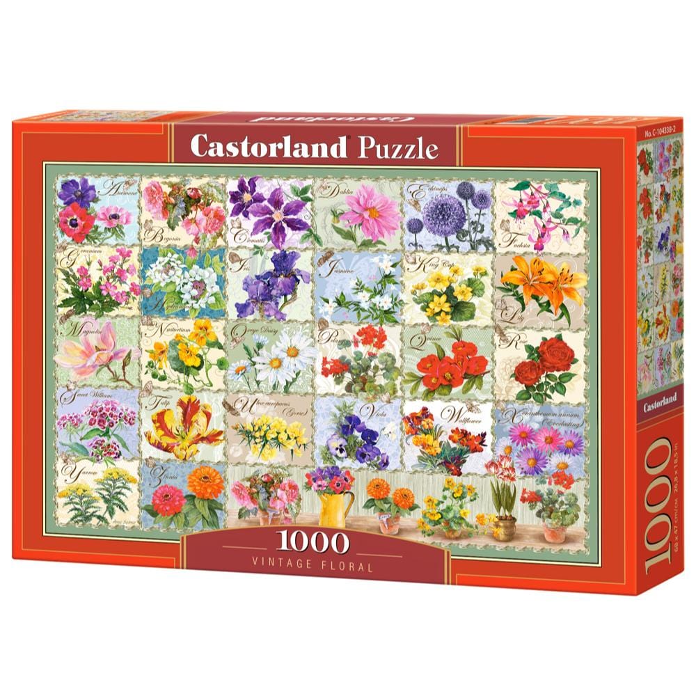 Toys 1000 Piece Puzzle - Vintage Floral