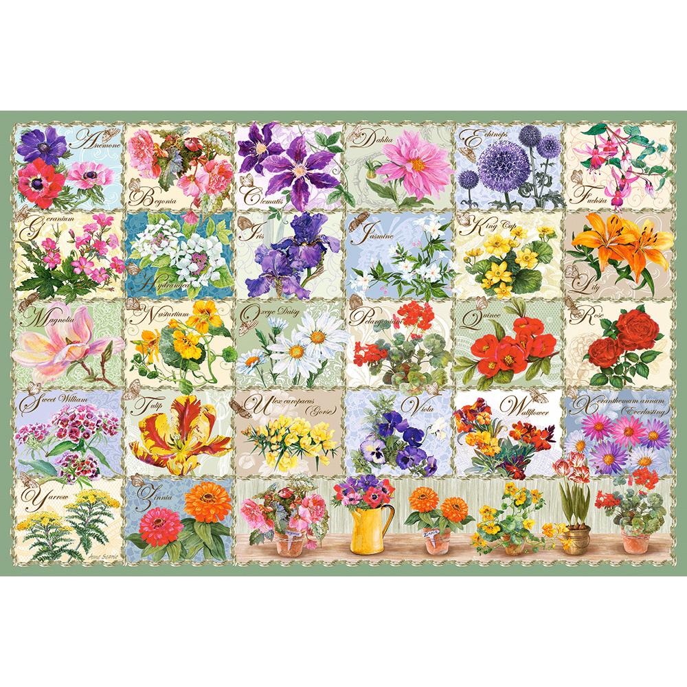 1000 Piece Puzzle - Vintage Floral