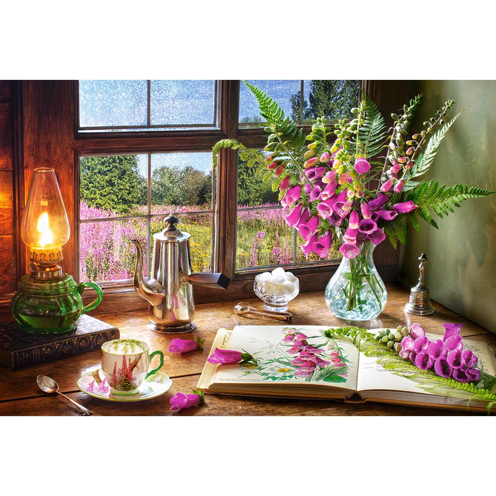 Puzzle 1000 Pezzi - Still Life with Violet Snapdragons