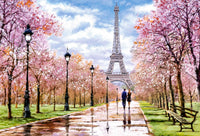 Puzzle 1000 Pezzi - Romantic Walk in Paris