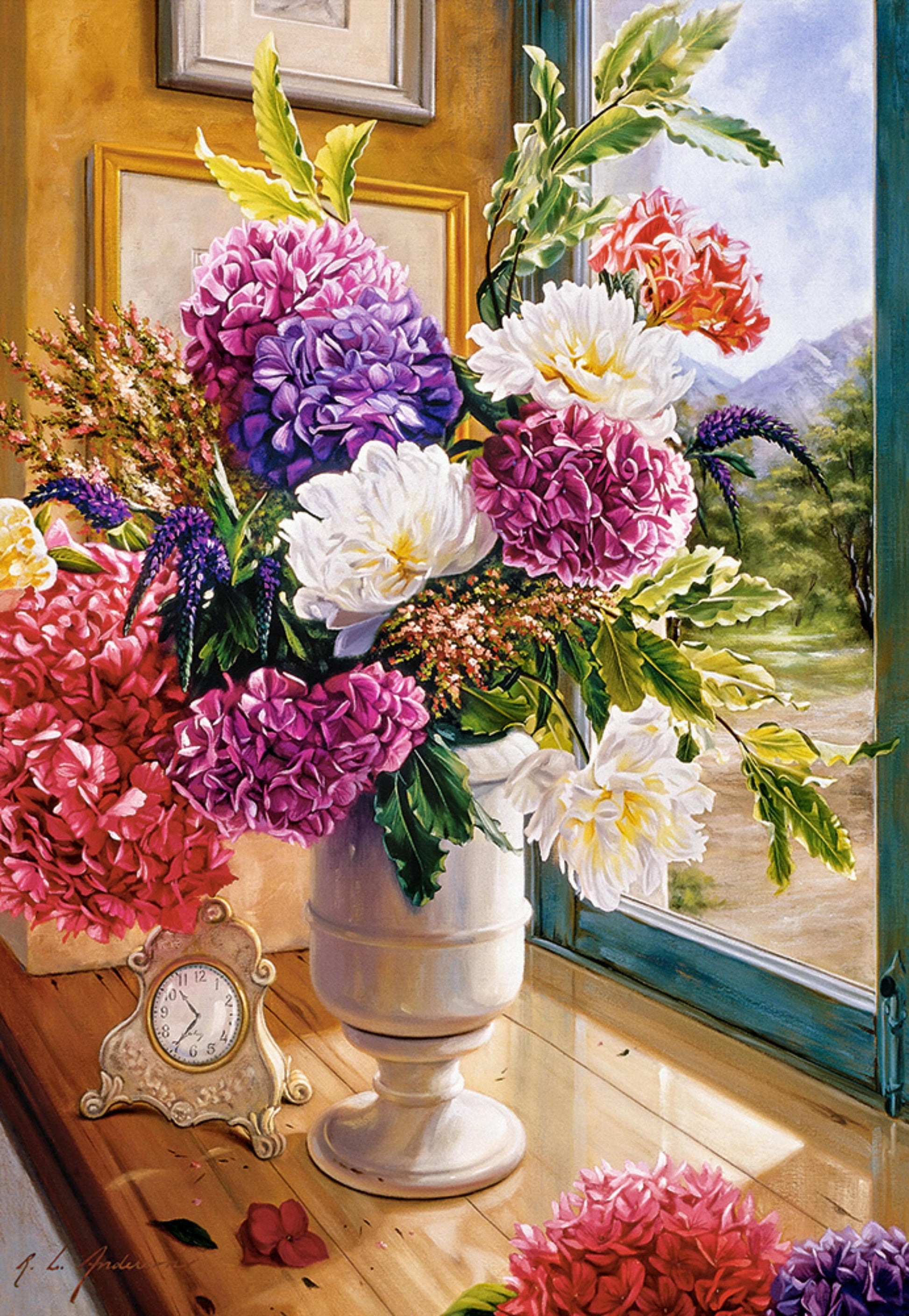 Toys Puzzle 1000 Pezzi - Still Life with Hydrangeas