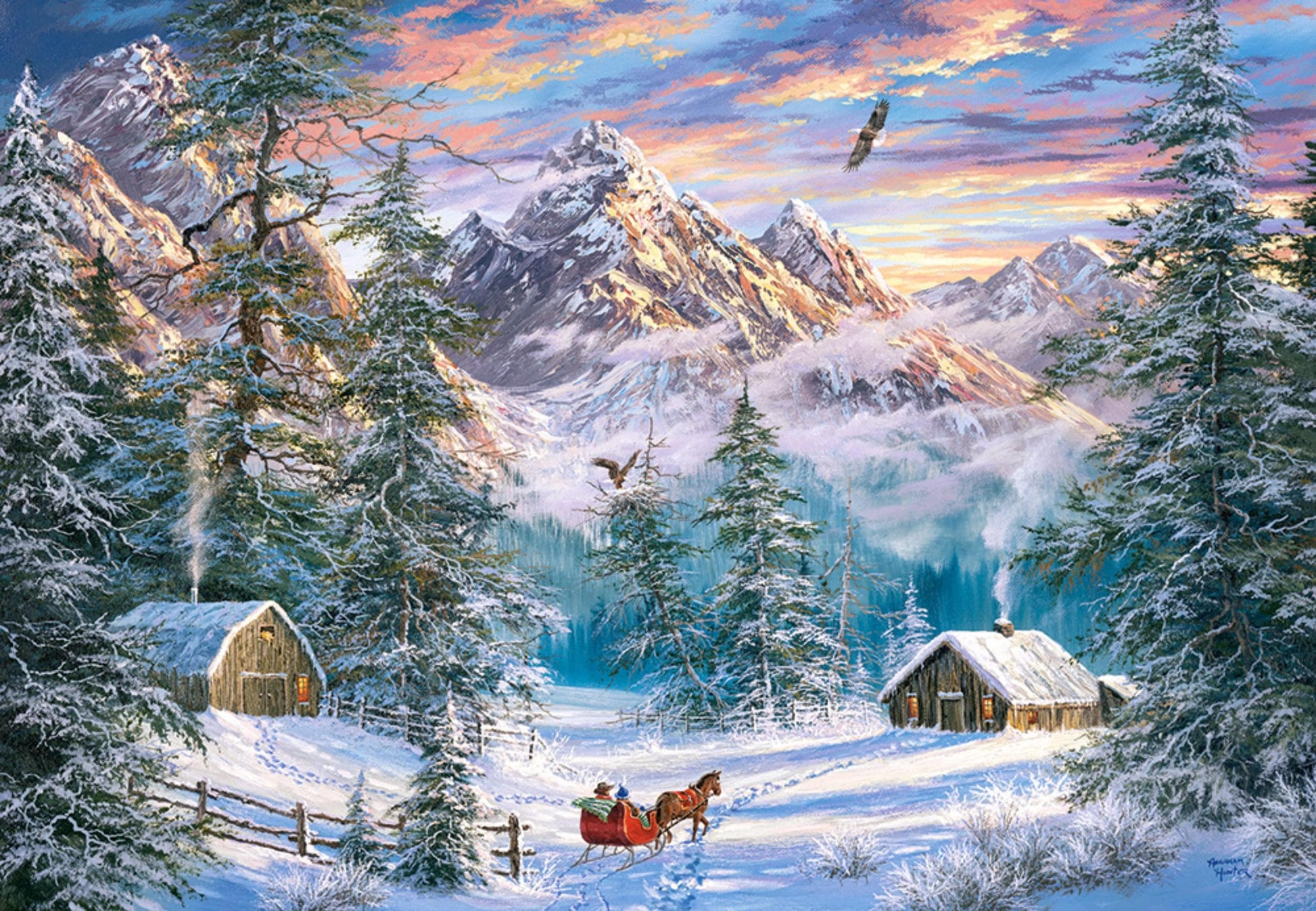 Toys Puzzle 1000 Pezzi - Mountain Christmas