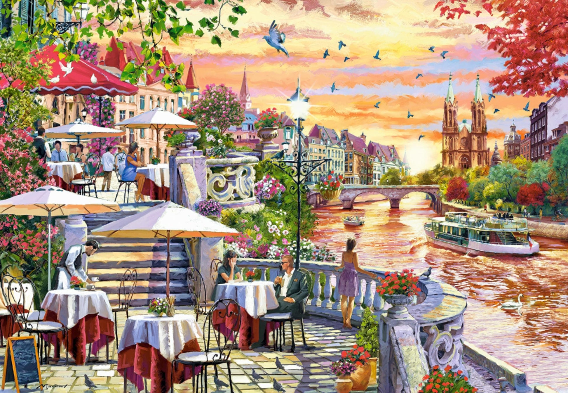 Toys Puzzle 1000 Pezzi - Romantic City Sunset