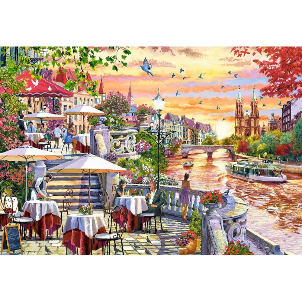 Puzzle 1000 Pezzi - Romantic City Sunset