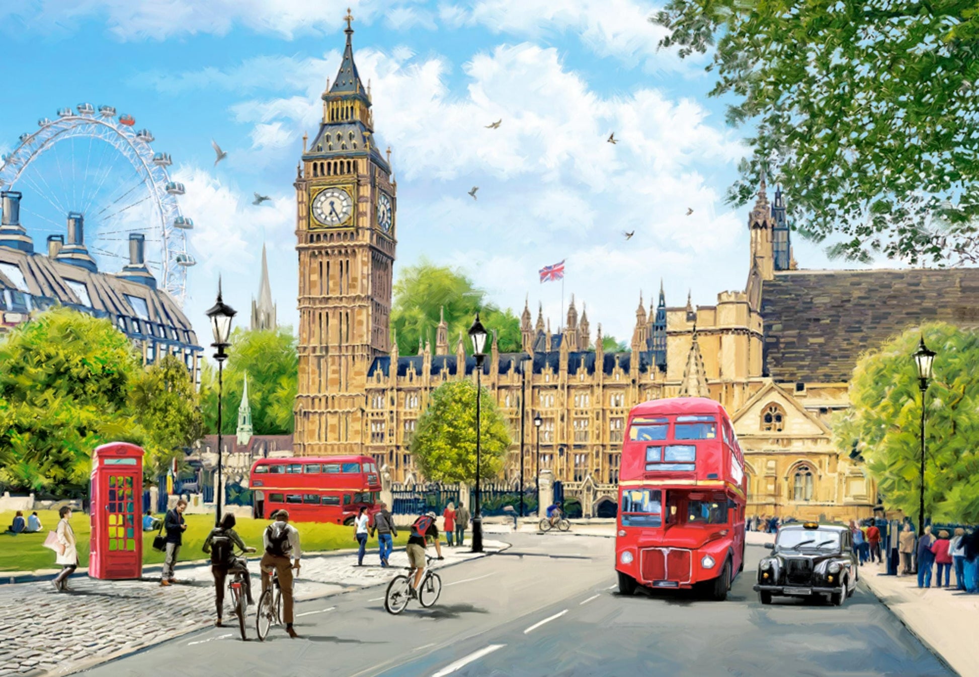 Toys Puzzle 1000 Pezzi - Busy Morning in London