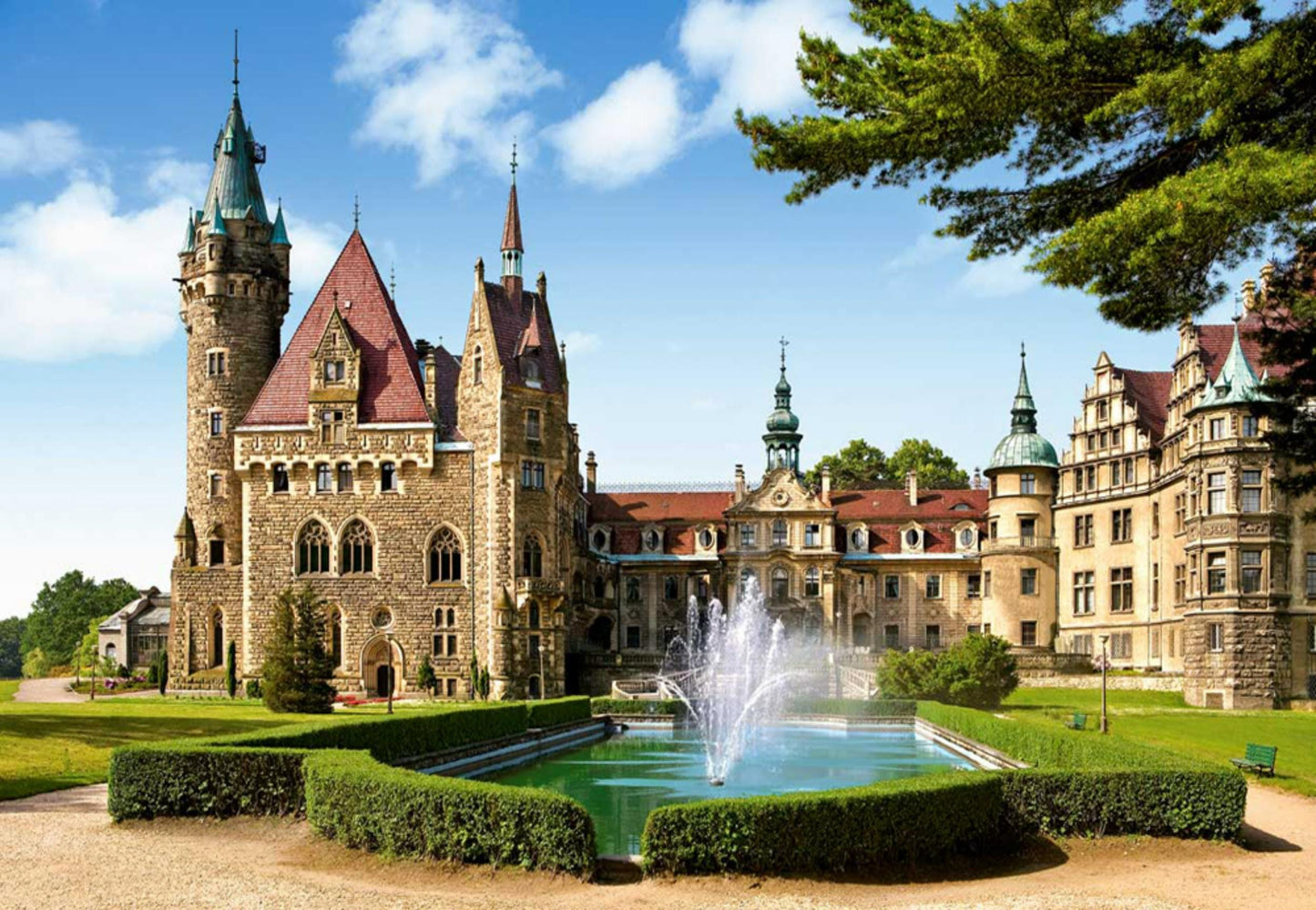 Toys Puzzle 1500 Pieces - Moszna Castle, Poland