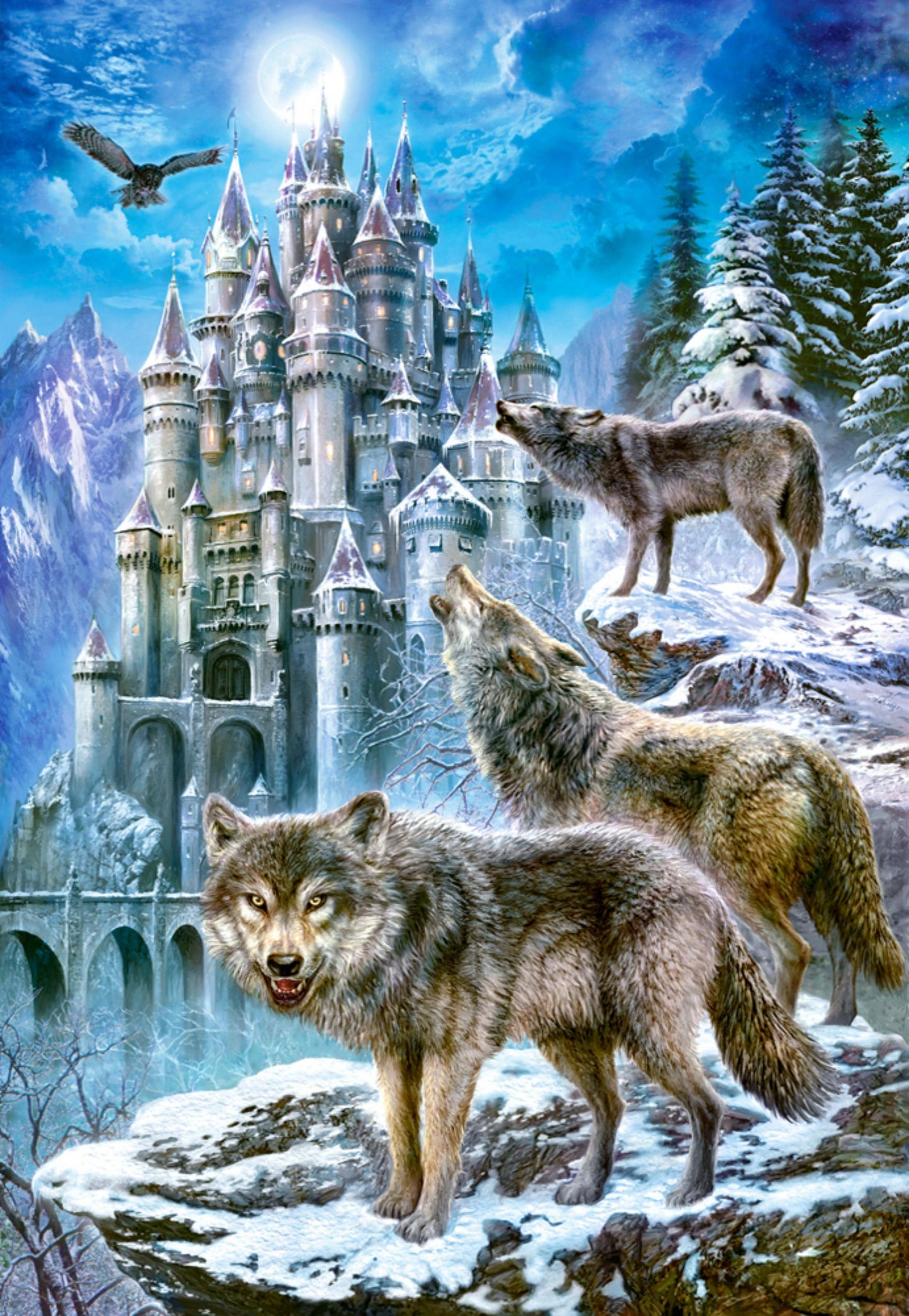 Toys Puzzle 1500 Pezzi - Wolves and Castle