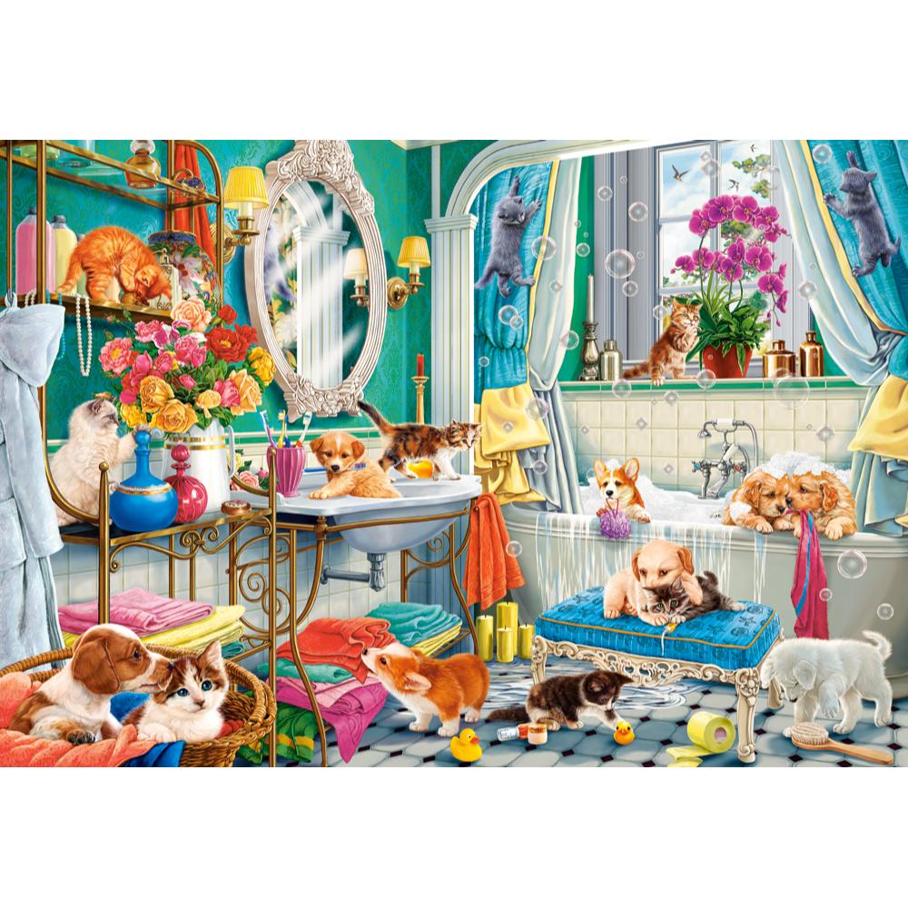 Toys Puzzle 1500 Pezzi - Crazy Pet Bath