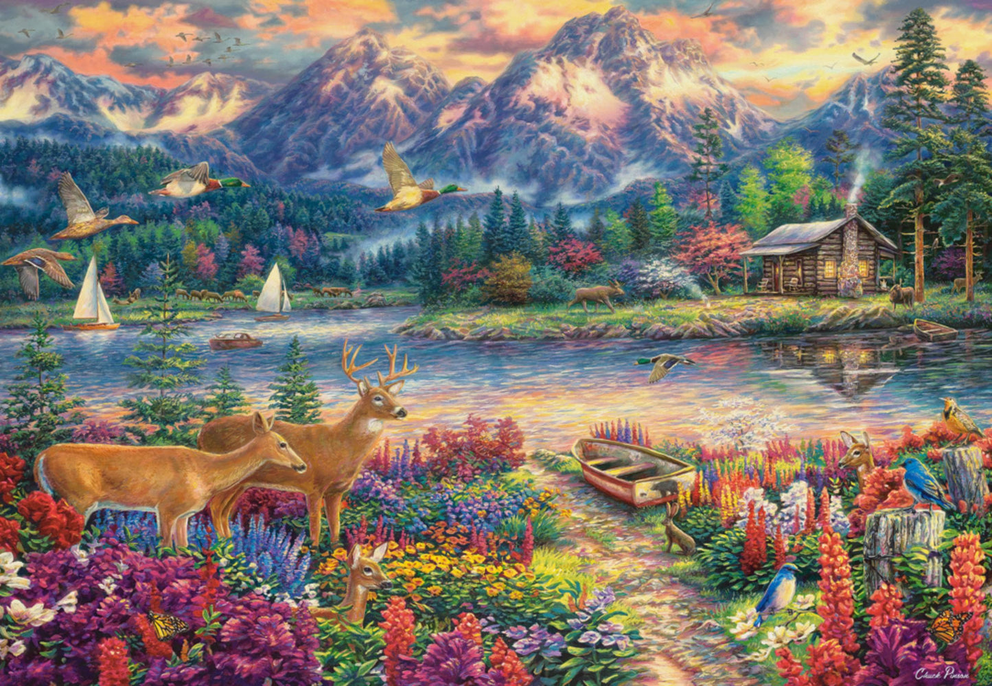 Toys Puzzle 1500 Pezzi - Spring Mountain Majesty