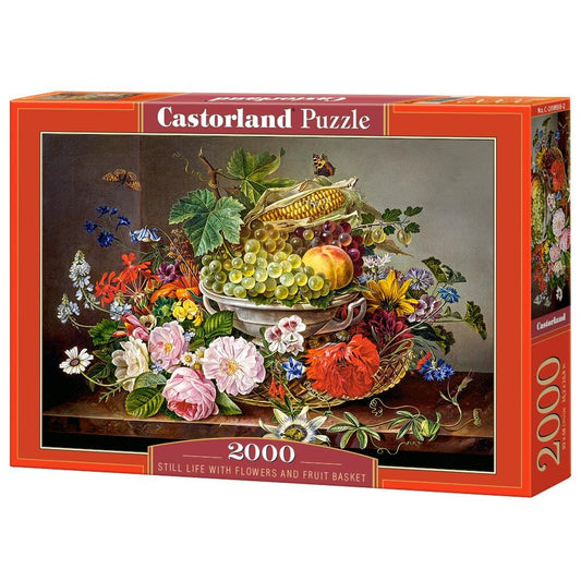 Toys Puzzle 2000 Pezzi - Still Life with Flowers and Fruit Basket