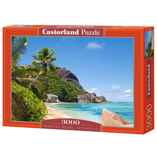 Toys Puzzle 3000 Pezzi - Tropical Beach, Seychelles