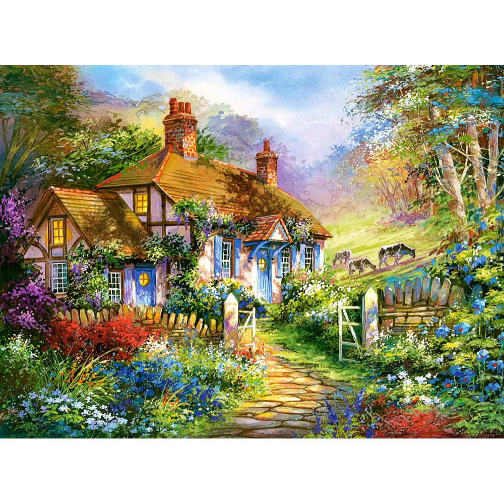 3000 Piece Puzzle - Forest Cottage