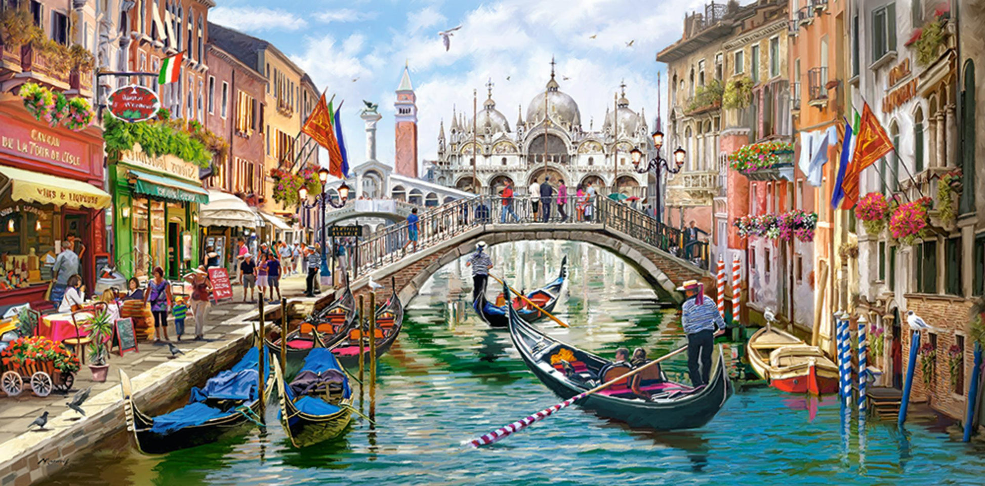 Puzzle 4000 Pezzi - Charms of Venice