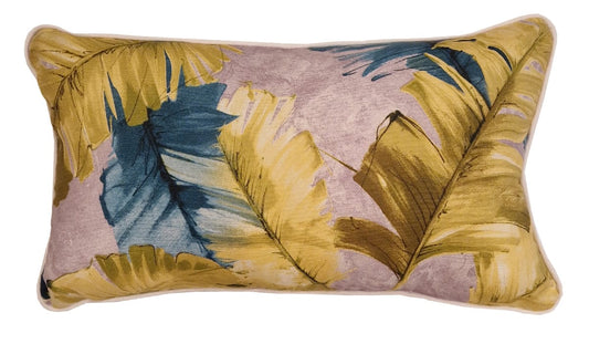 Bricocenter TURQUESA 30X50CM REMOVABLE CUSHION COVER WITH STAIN-RESISTANT WATER-REPELLENT PIPING