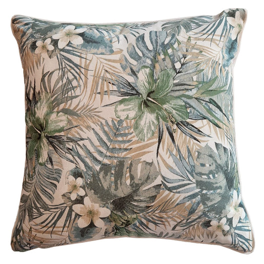Bricocenter YUNGA REMOVABLE CUSHION COVER 50X50CM WITH WATER-REPELLENT STAIN-RESISTANT PIPING BACK SOLID COLOR