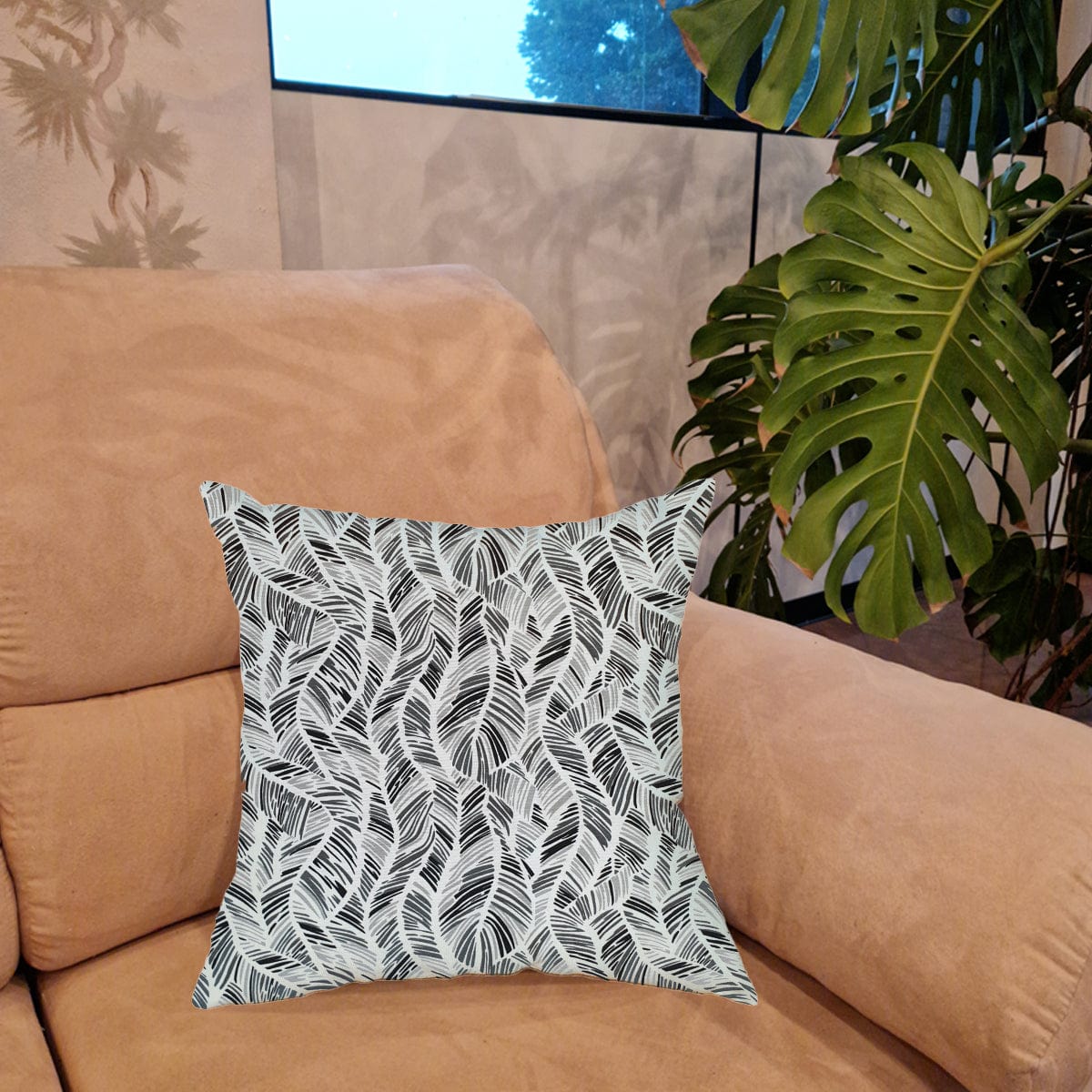 ELGA GREY CUSHION 40X40 CM