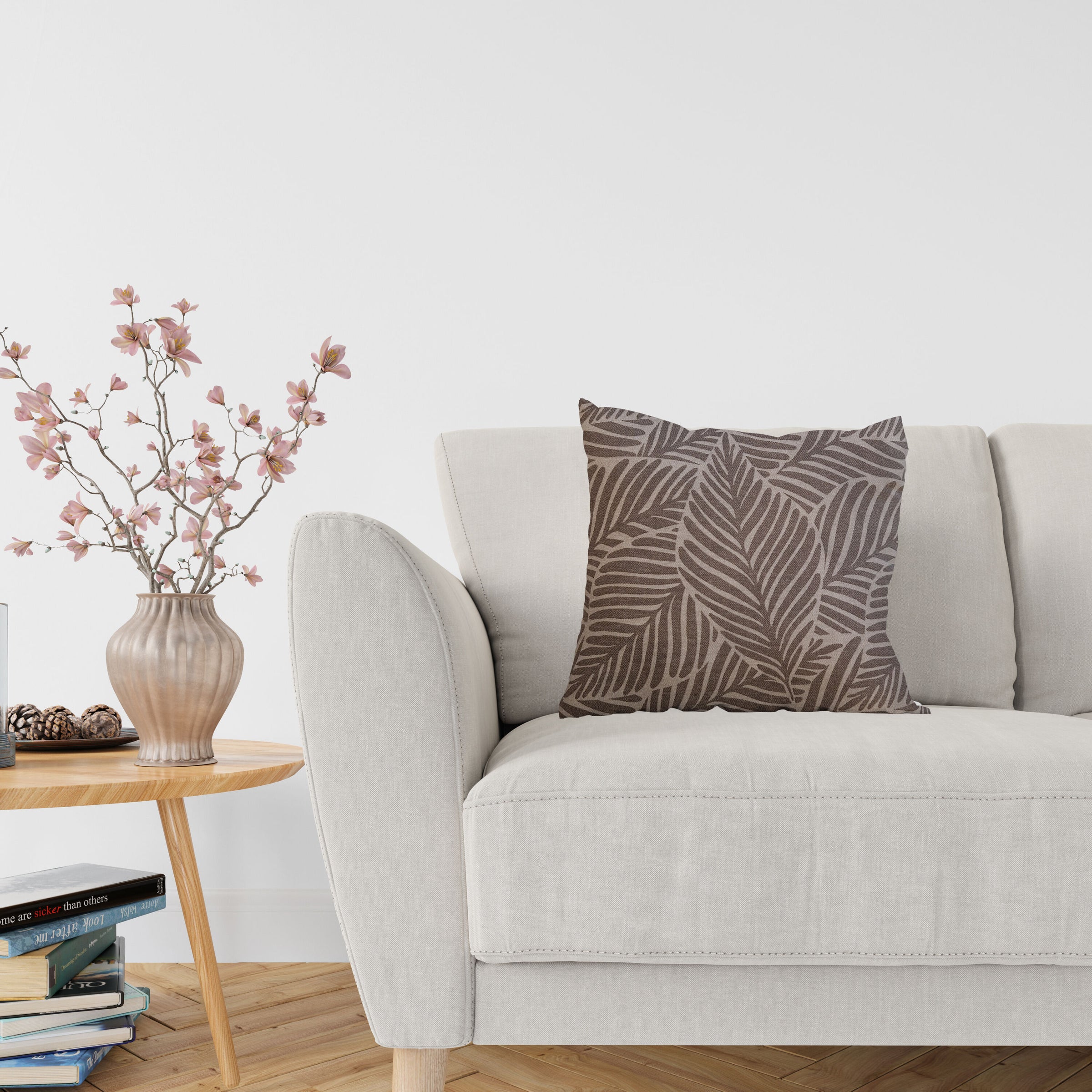 Maddie cushion, grey, 42x42 cm