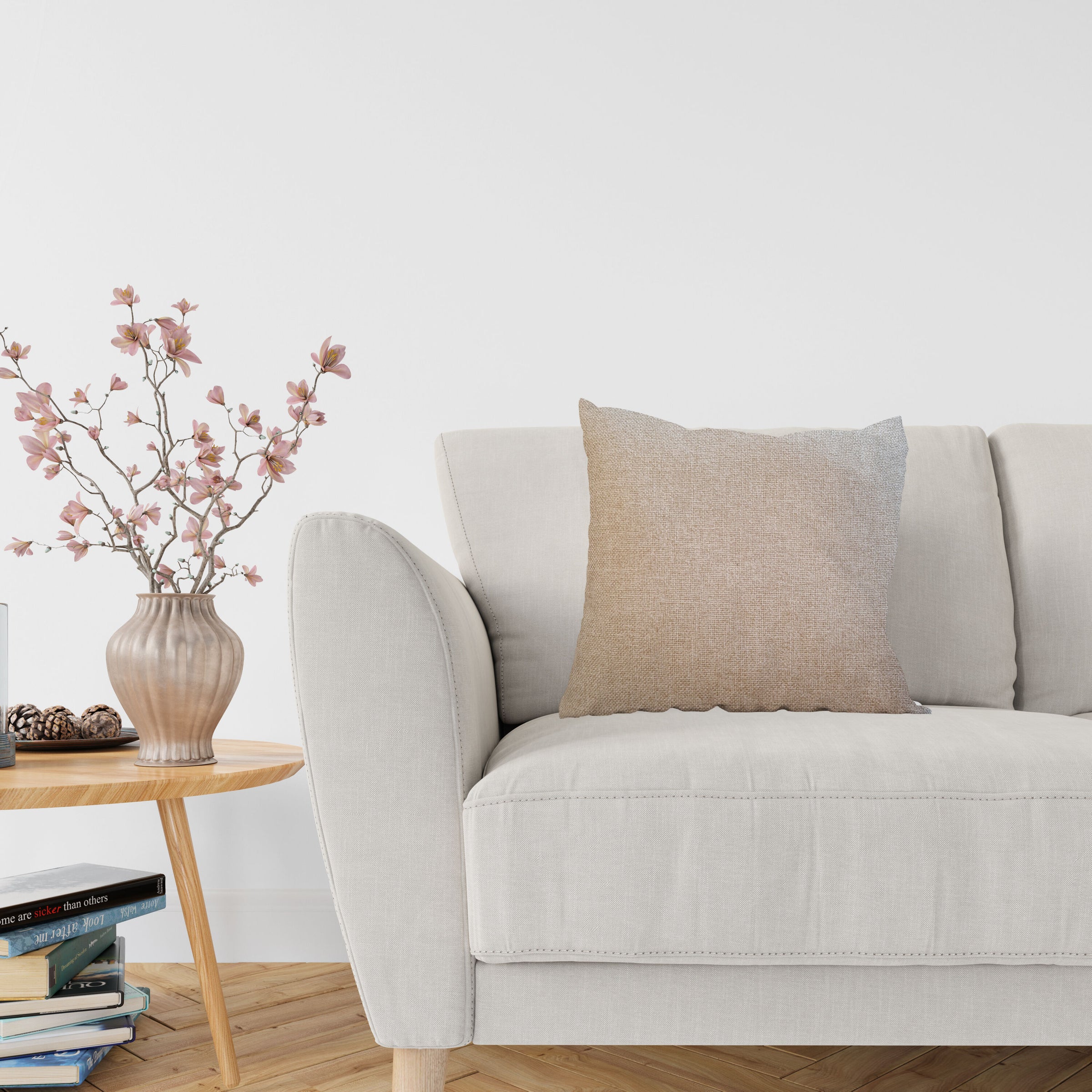 Penelope cushion, beige, 42x42cm