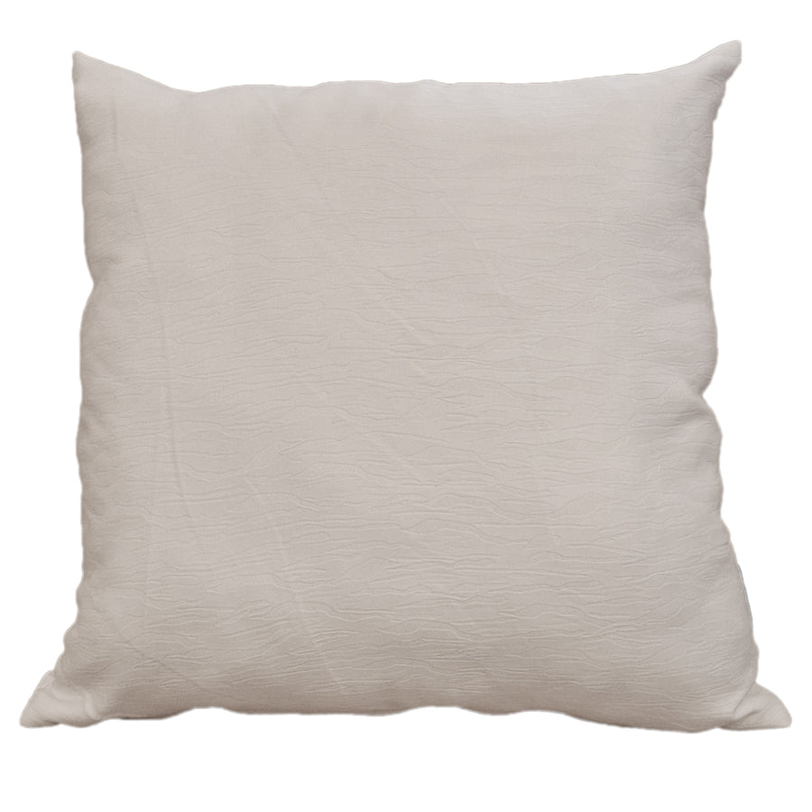 WHITE PRAGUE PILLOW 42X42CM