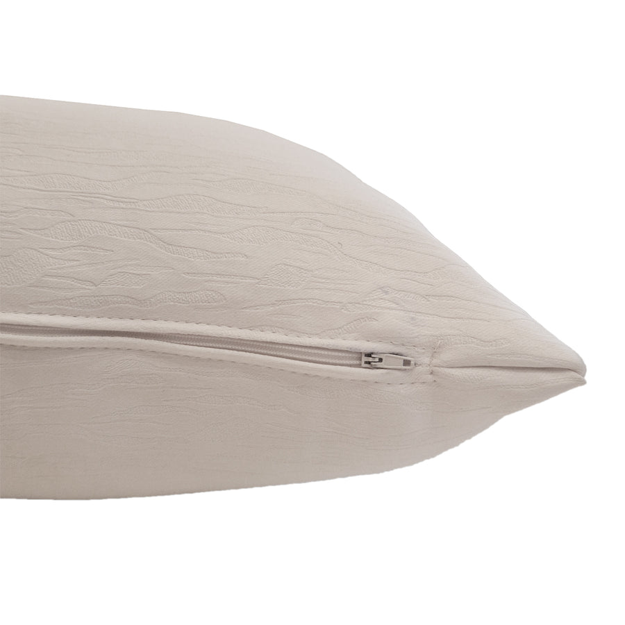 WHITE PRAGUE PILLOW 42X42CM