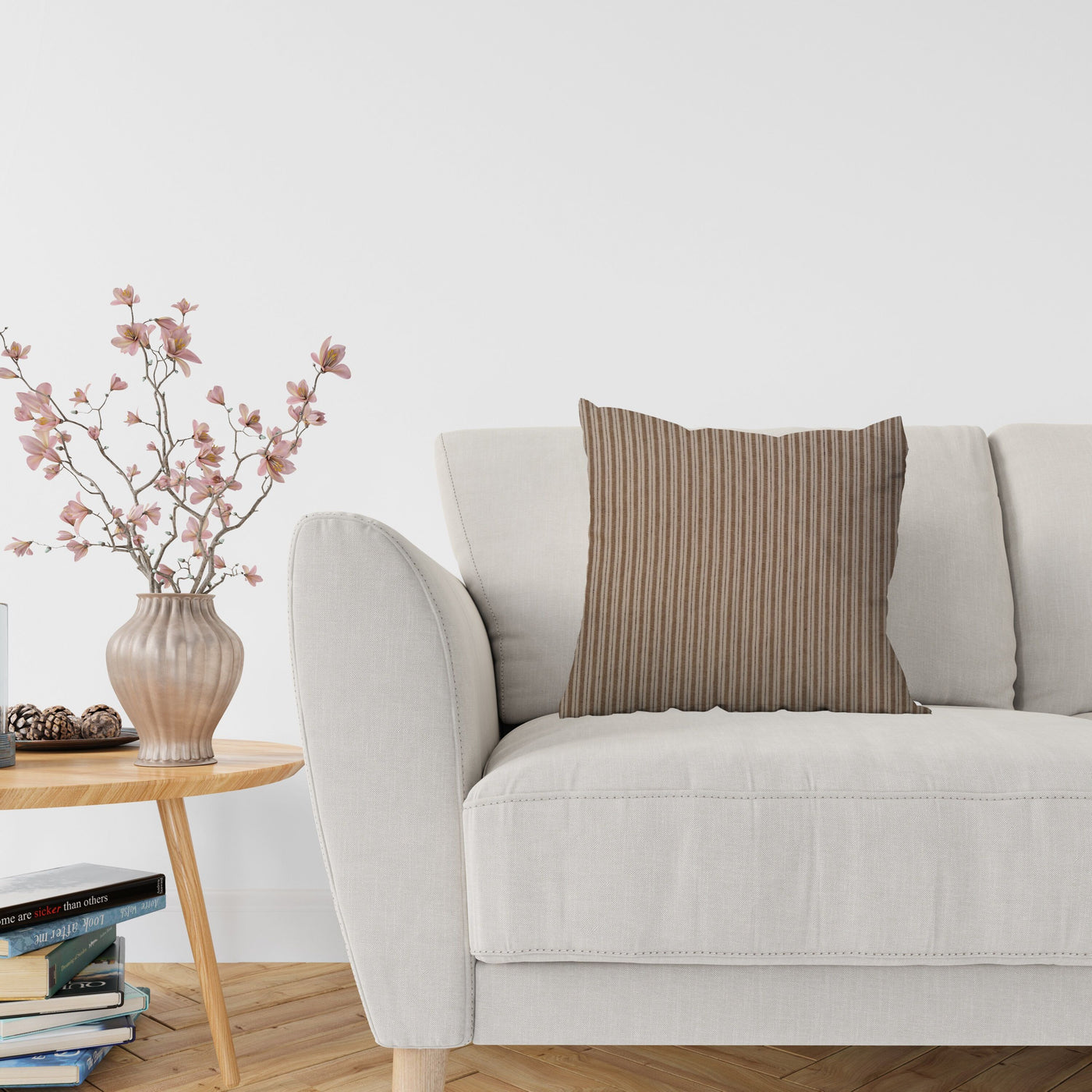 Zyon cushion, beige, 42x42 cm